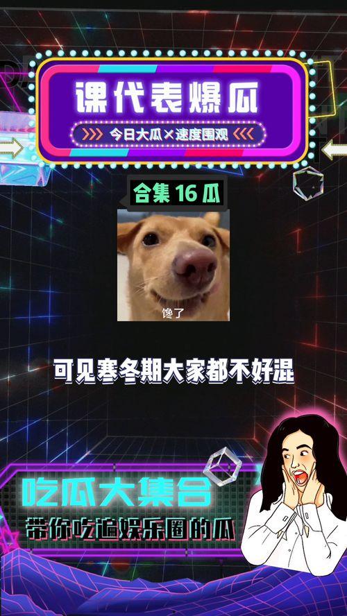 娱乐八卦听吃瓜,吃瓜群众热议的明星幕后故事